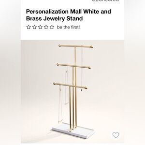 Silver Jewelry Stand